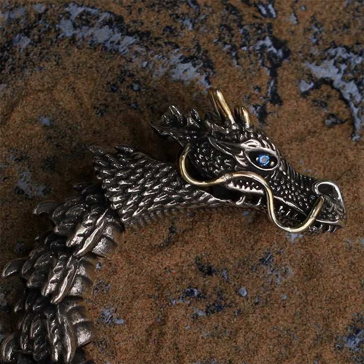The World Serpent Bracelet | Handcrafted Viking Jewelry