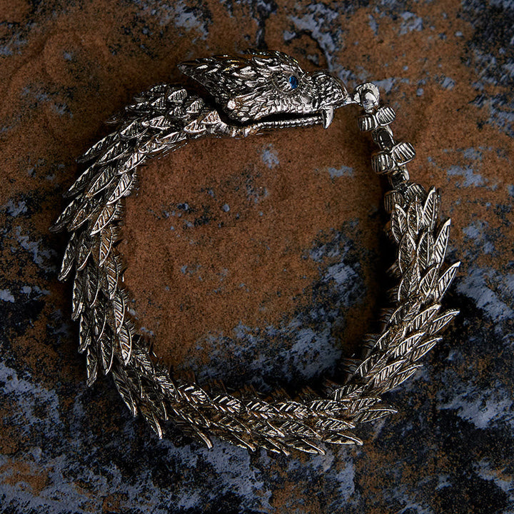 The World Serpent Bracelet | Handcrafted Viking Jewelry