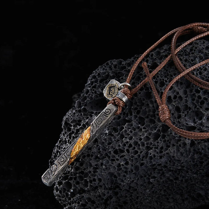 WorldNorse Flowing Fire Inlaid Adjustable Ring / Bracelet / Necklace