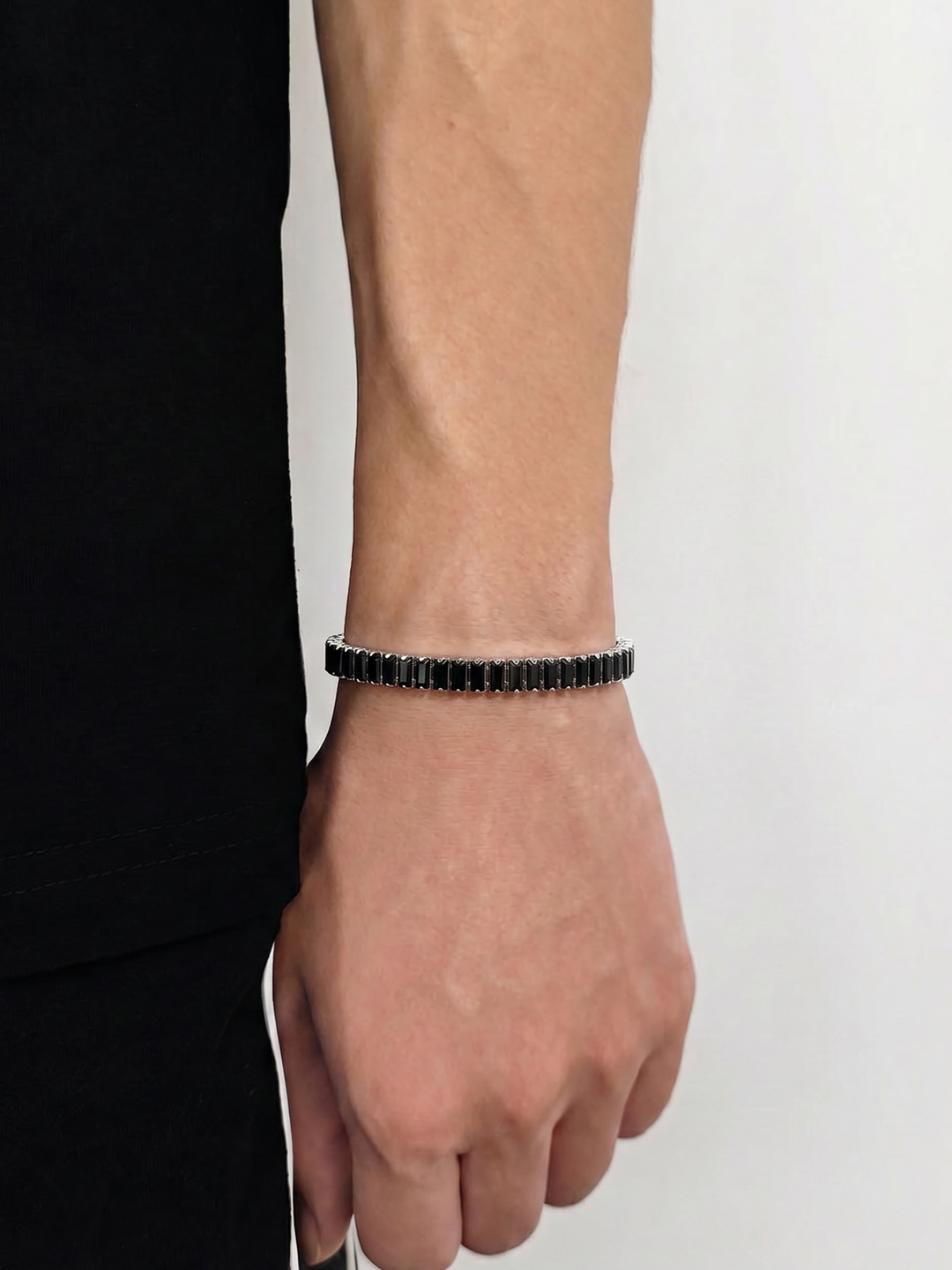 Noir Baguette Bracelet