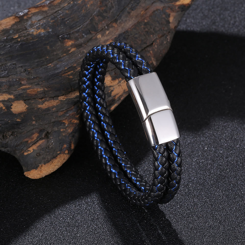 Double Layered Braided Bracelet
