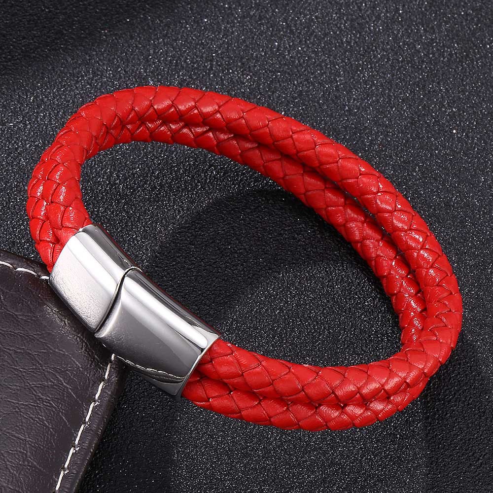 Double Layered Braided Bracelet