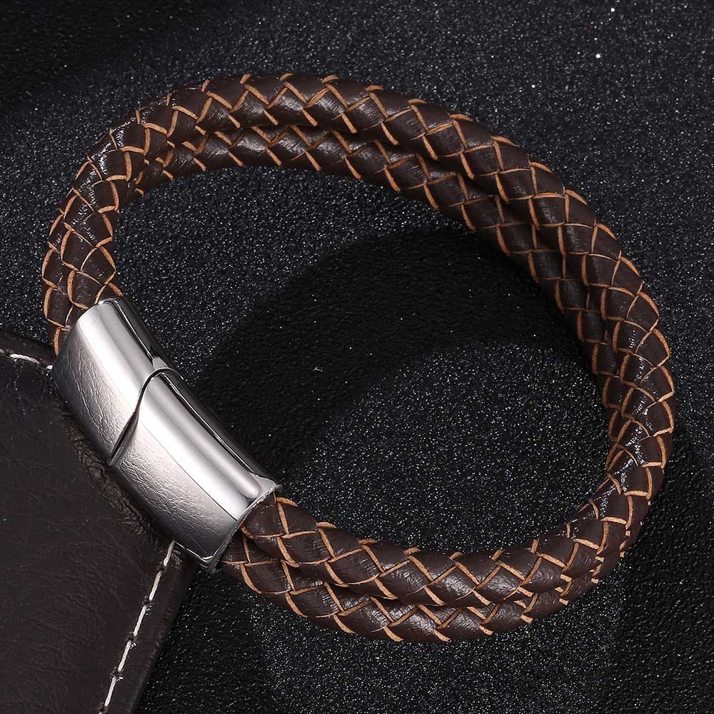 Double Layered Braided Bracelet