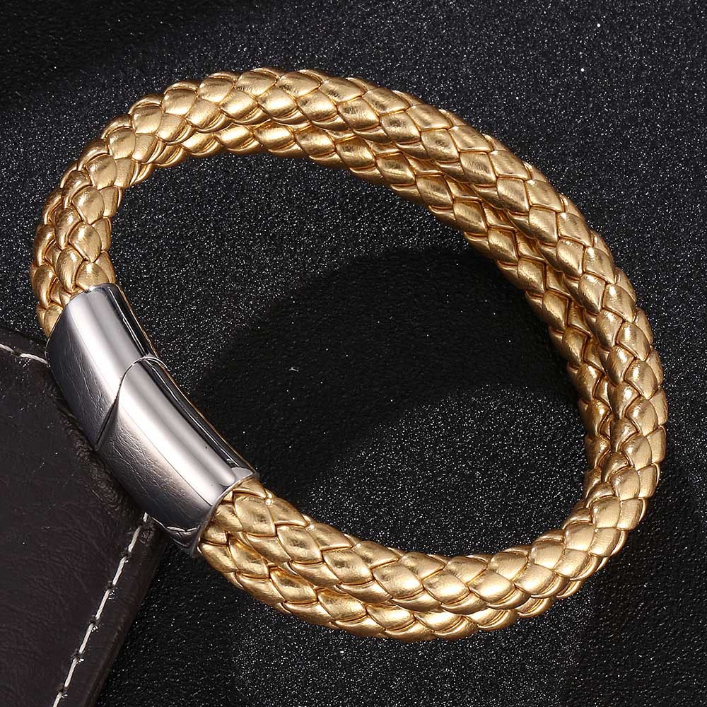 Double Layered Braided Bracelet