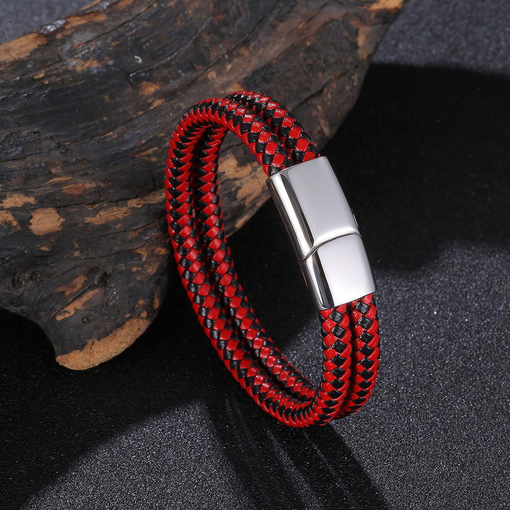 Double Layered Braided Bracelet