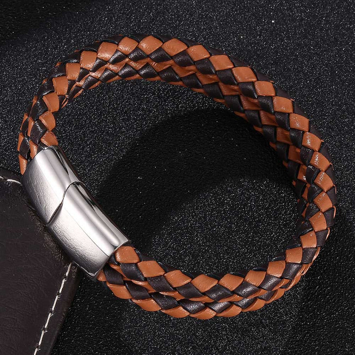 Double Layered Braided Bracelet