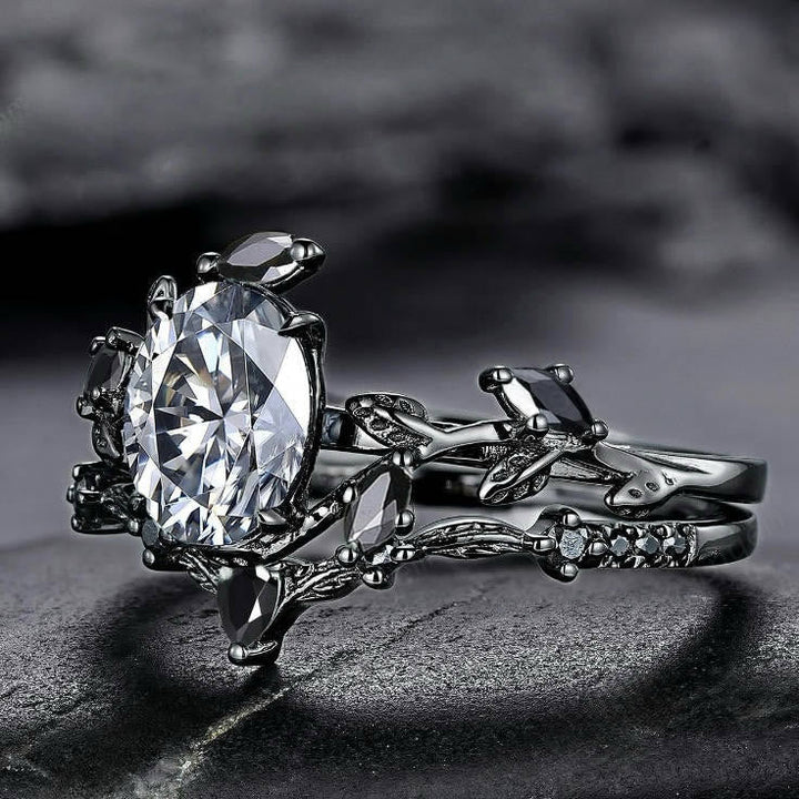 WorldNorse Valkyrie's Radiance Moissanite Ring