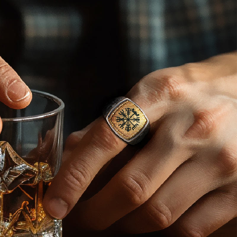 Handcrafted 925 Silver Celtic Cross Mjolnir Ring