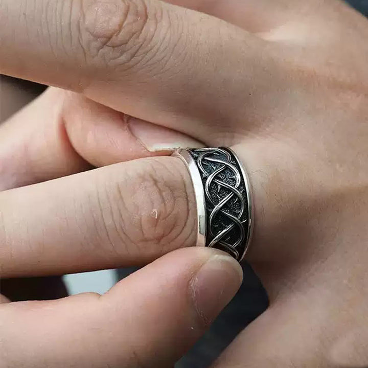 Handcrafted 925 Silver Thorn Crown Ring