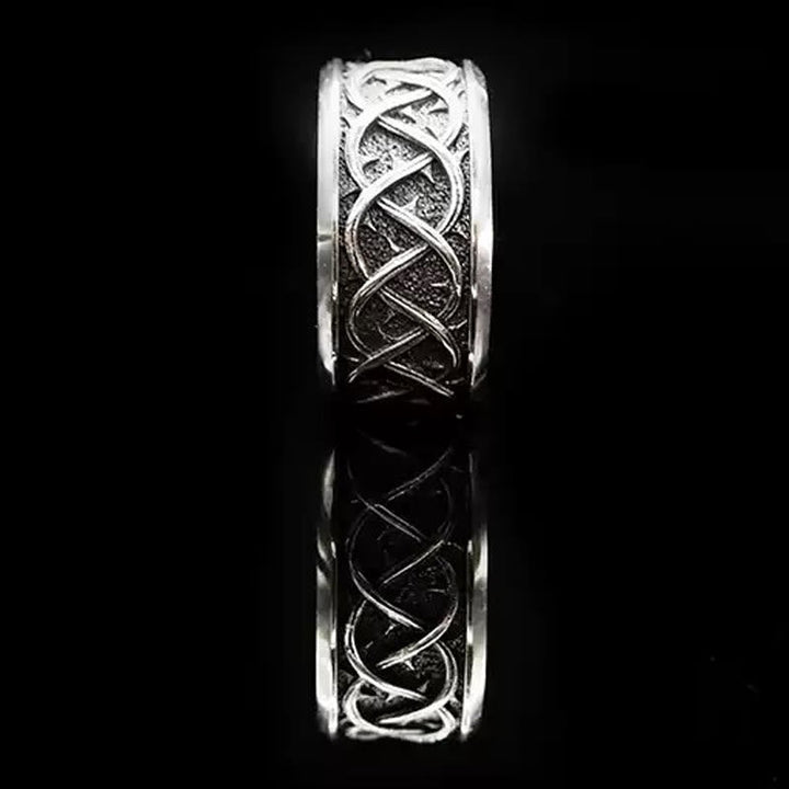 Handcrafted 925 Silver Thorn Crown Ring