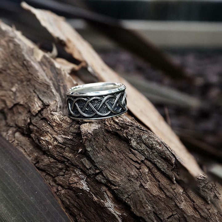 Handcrafted 925 Silver Thorn Crown Ring
