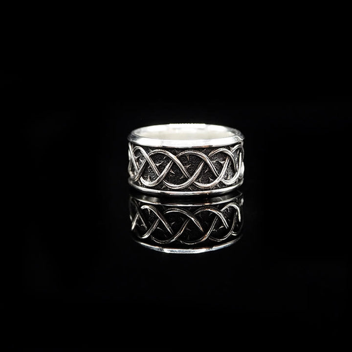 Handcrafted 925 Silver Thorn Crown Ring
