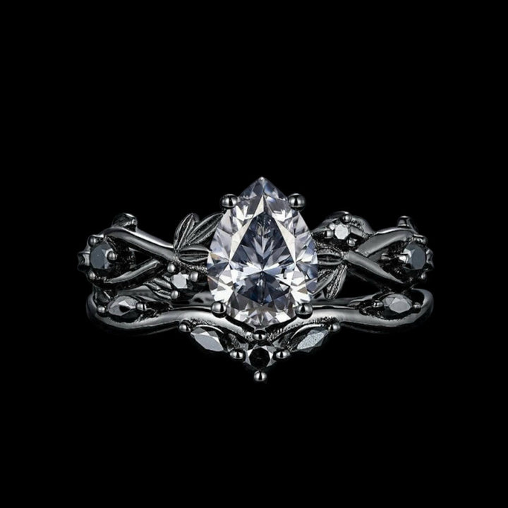 WorldNorse Drop Of Yggdrasil Two Piece Ring Set