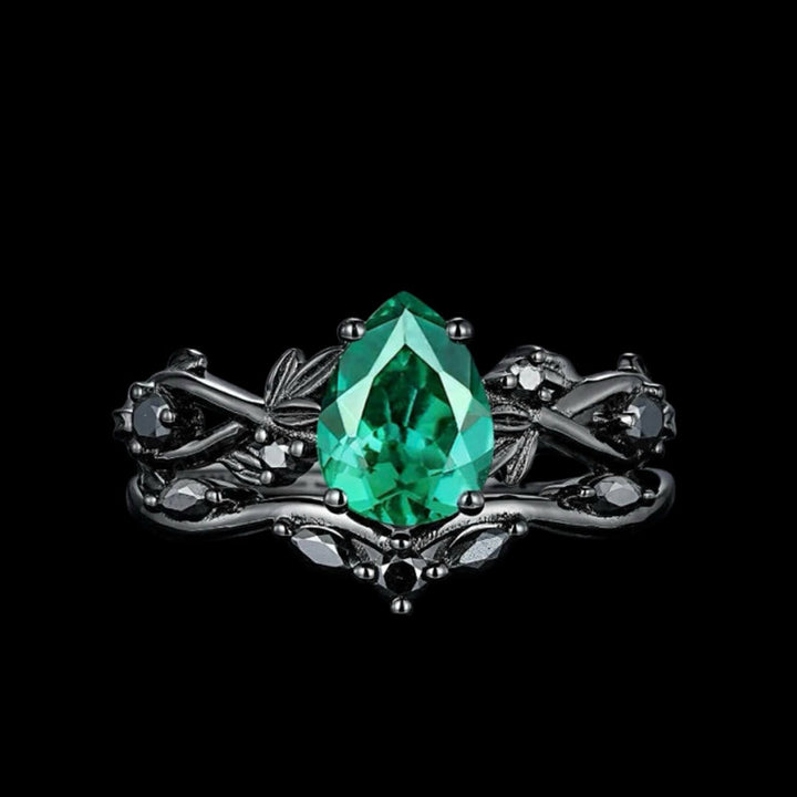WorldNorse Drop Of Yggdrasil Two Piece Ring Set