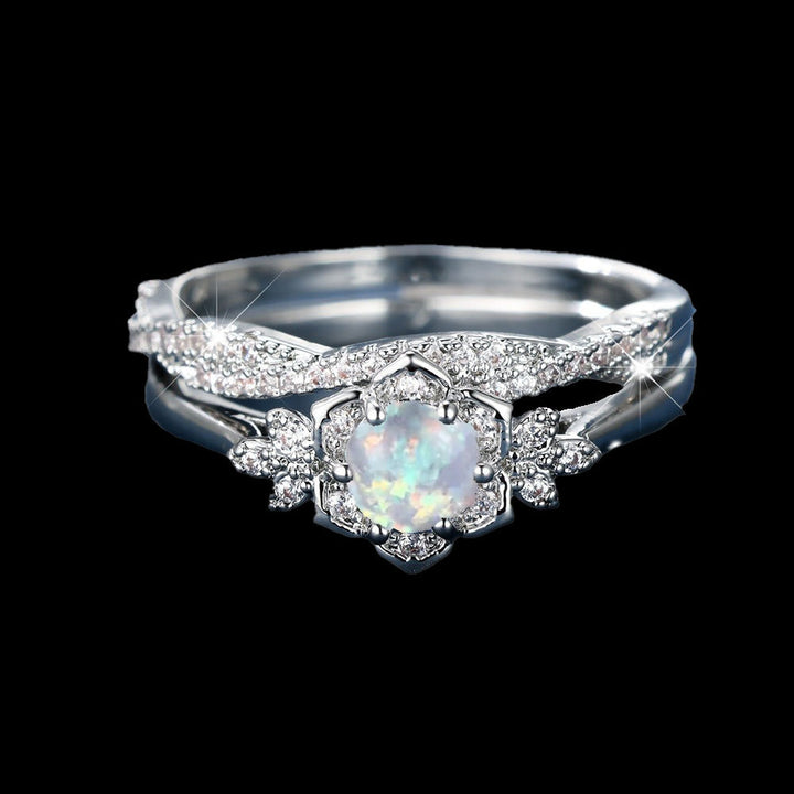 WorldNorse Snowflower Crown Ring