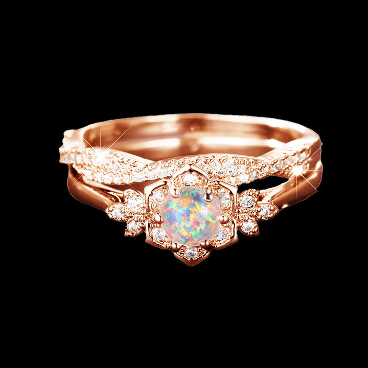 WorldNorse Snowflower Crown Ring