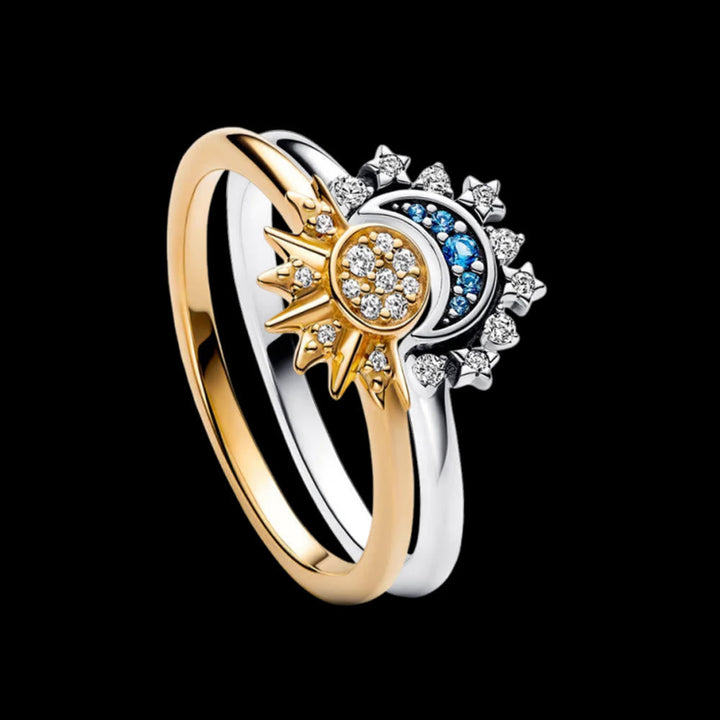 WorldNorse Máni Sun & Moon Ring Set