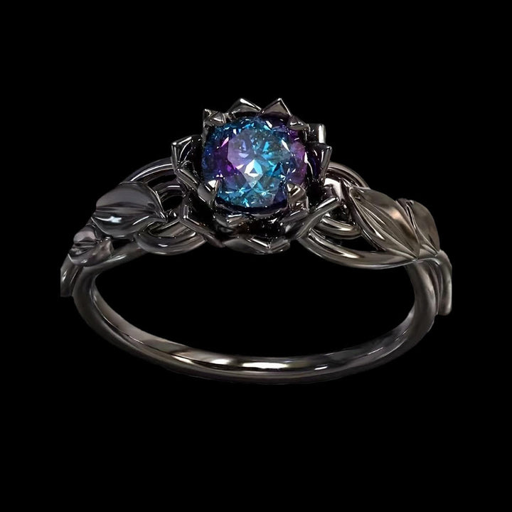 WorldNorse Aurora Flower Knot Ring