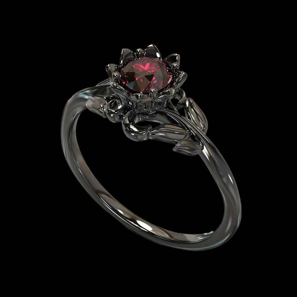WorldNorse Aurora Flower Knot Ring