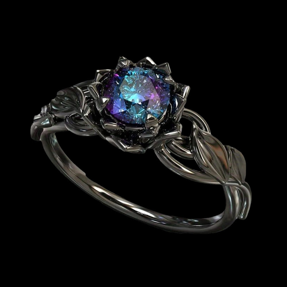 WorldNorse Aurora Flower Knot Ring