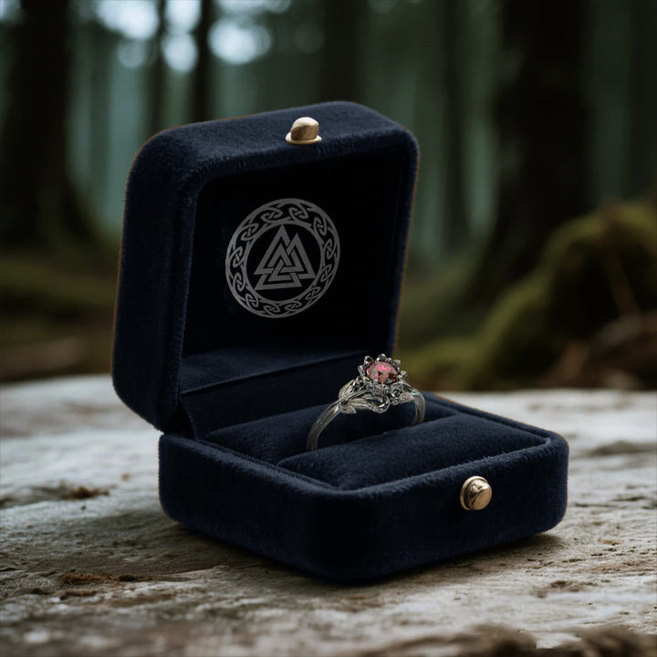 WorldNorse Aurora Flower Knot Ring