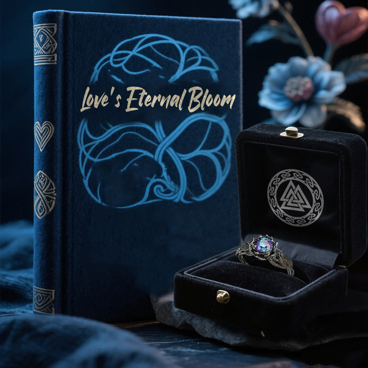 WorldNorse Aurora Flower Knot Ring