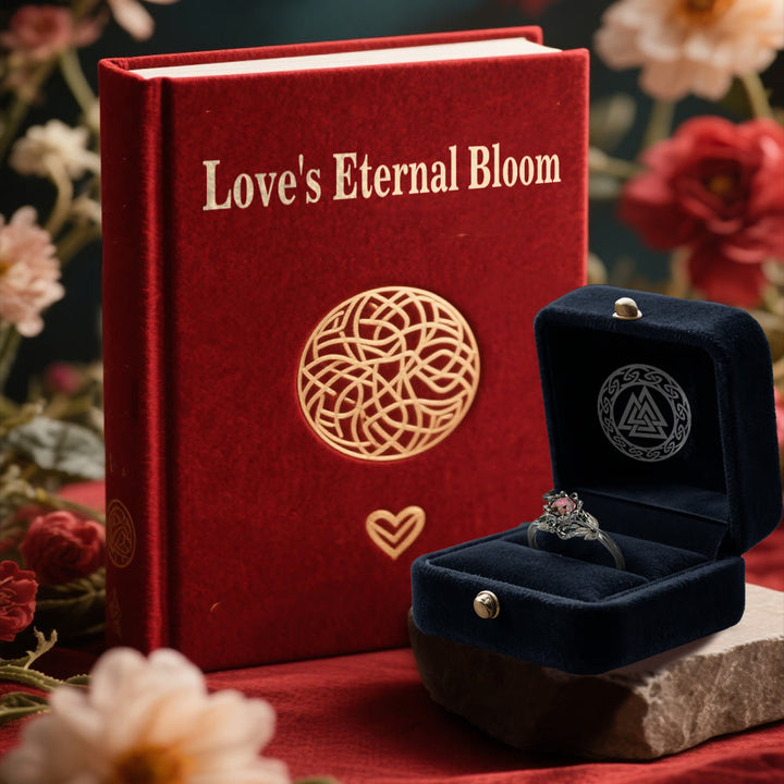 WorldNorse Aurora Flower Knot Ring