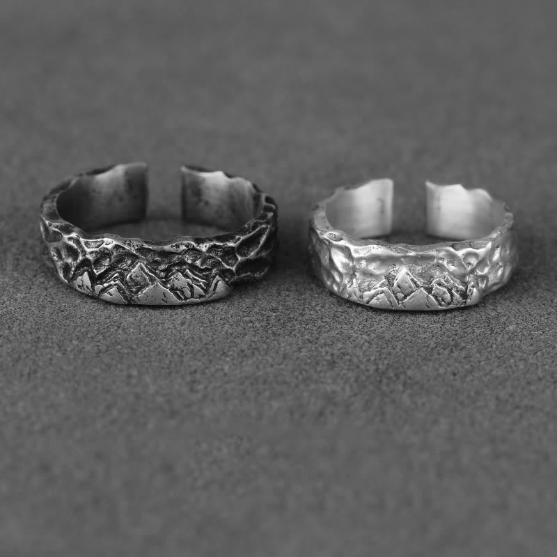 Handcrafted 999 Silver Handmade Rugged Surface Ring
