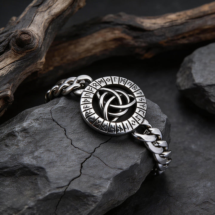 Viking Celtic Knot Stainless Steel Bracelet