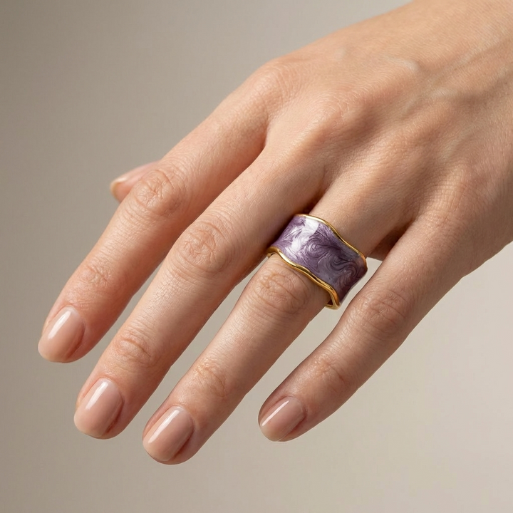 HANDMADE ART VINTAGE RING - (ADJUSTABLE)