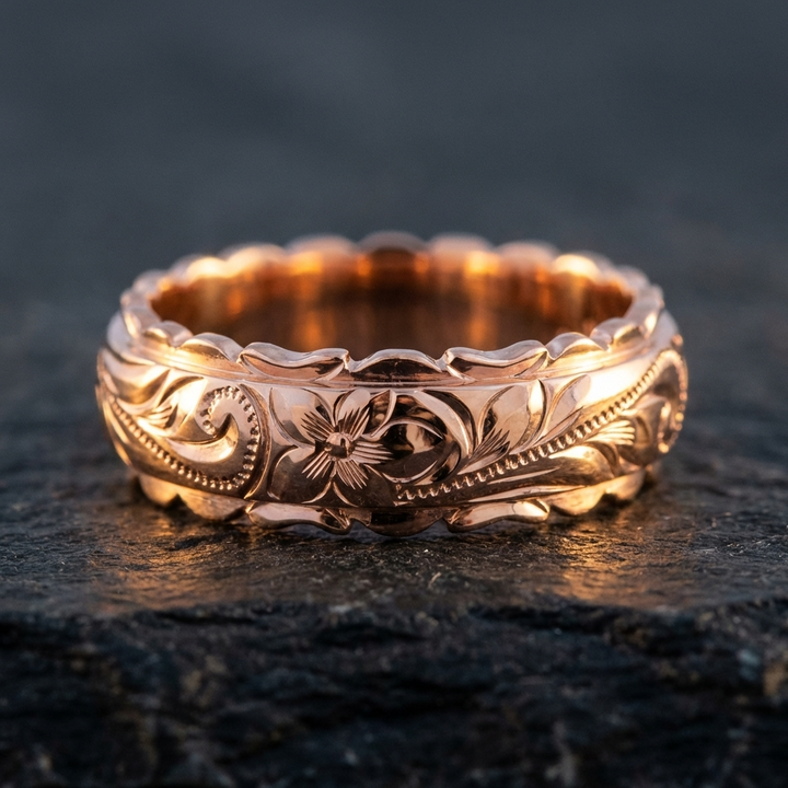 GLORIA'S GARDEN BAND RING