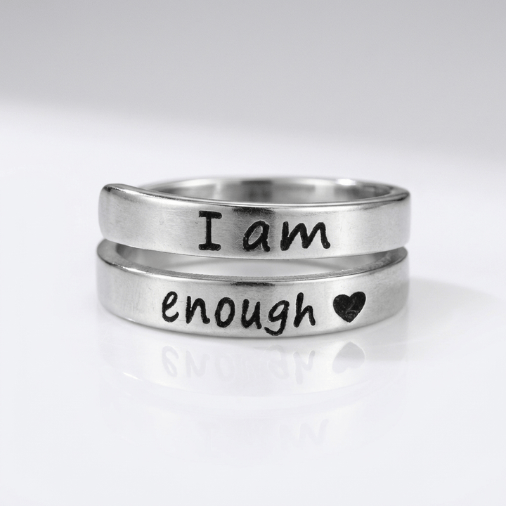 I AM ENOUGH RING - (ADJUSTABLE)