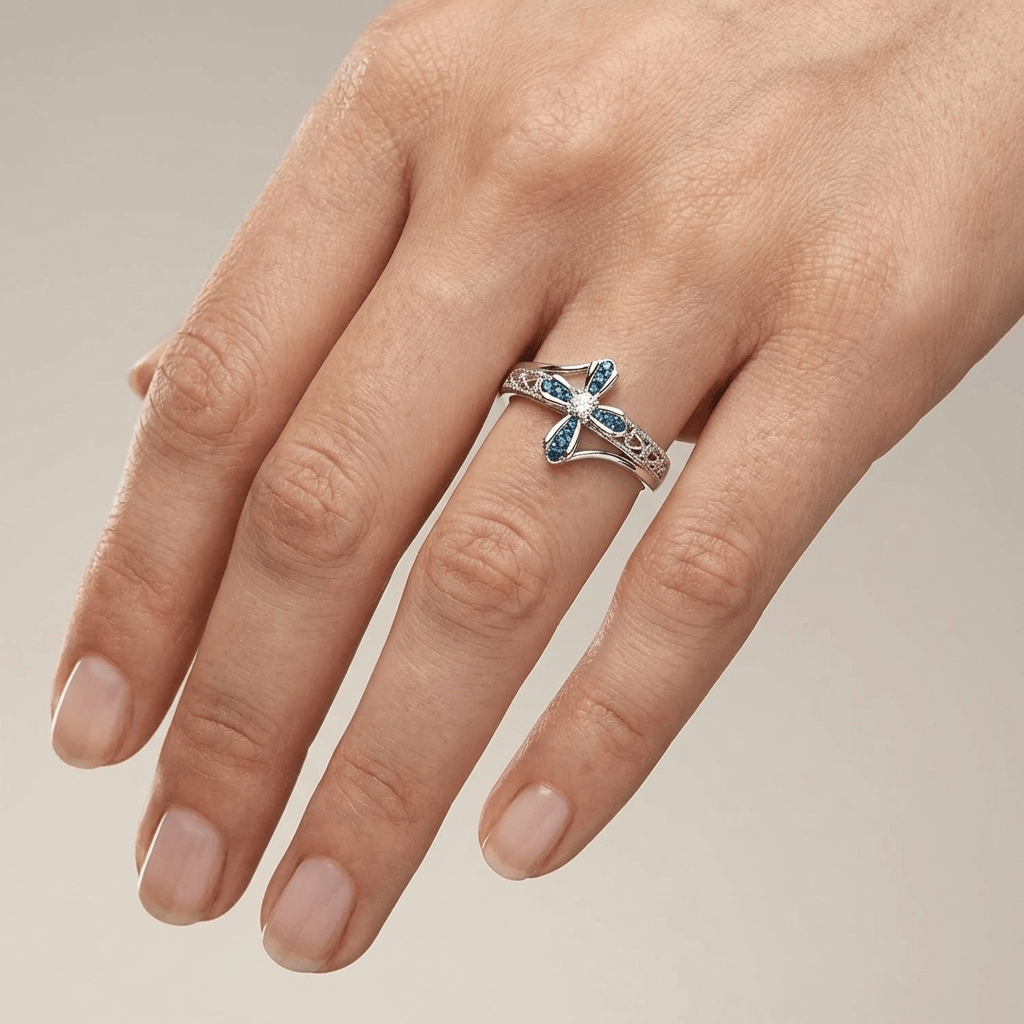 GOD'S PROMISE CROSS RING