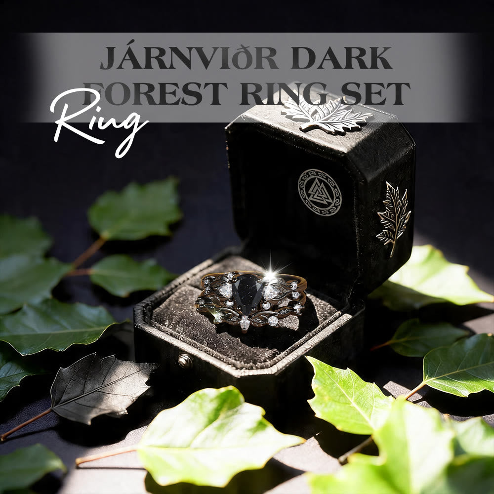 Dark Forest Ring Set