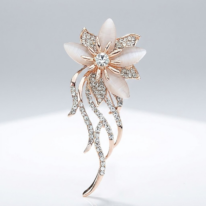CRYSTAL BLOOM BROOCH