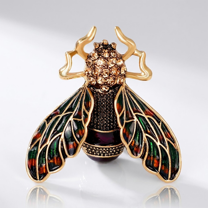 AMBER BEE BROOCH