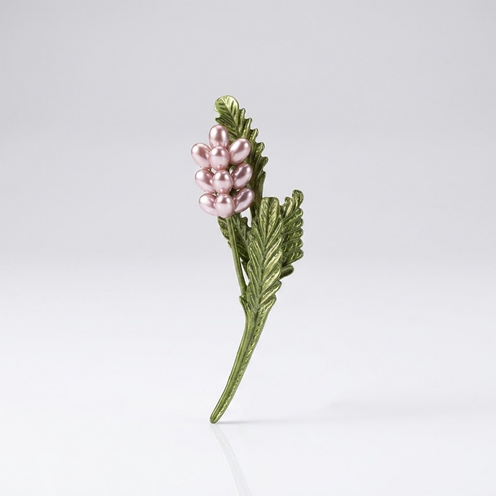 PEARL BOTANICAL BROOCH