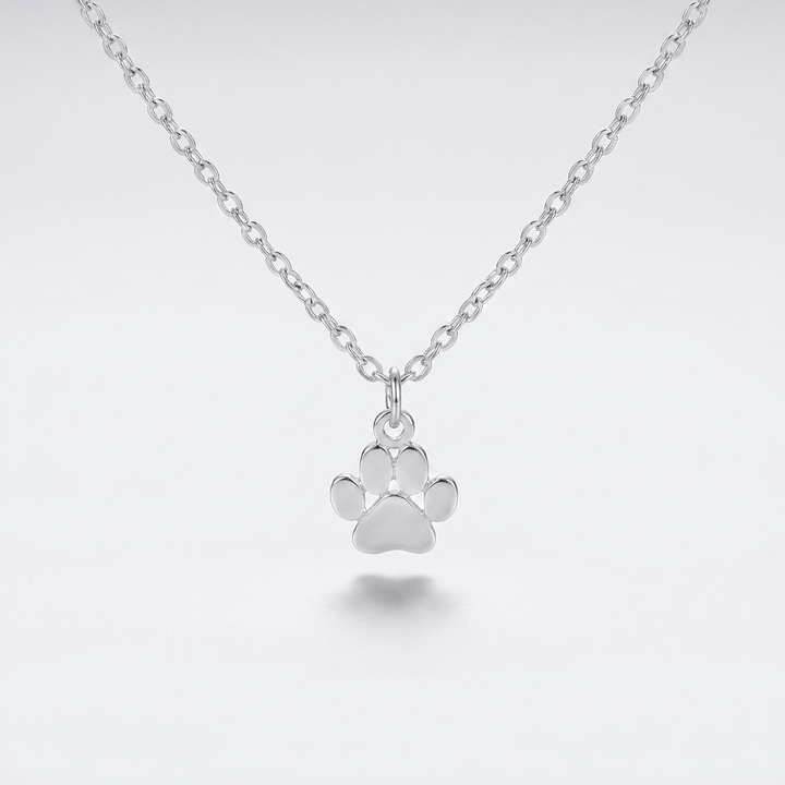 Silver Paw Necklace
