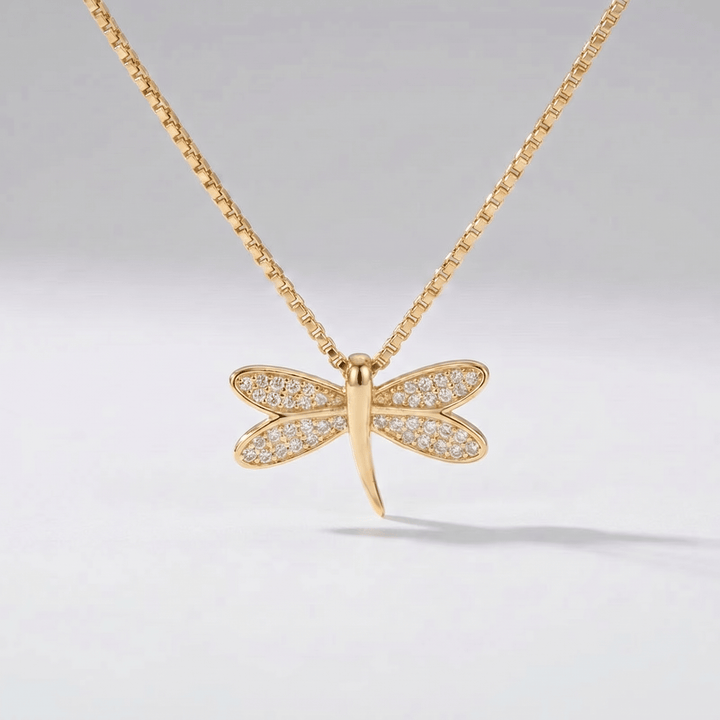 Wild Dragonfly Necklace