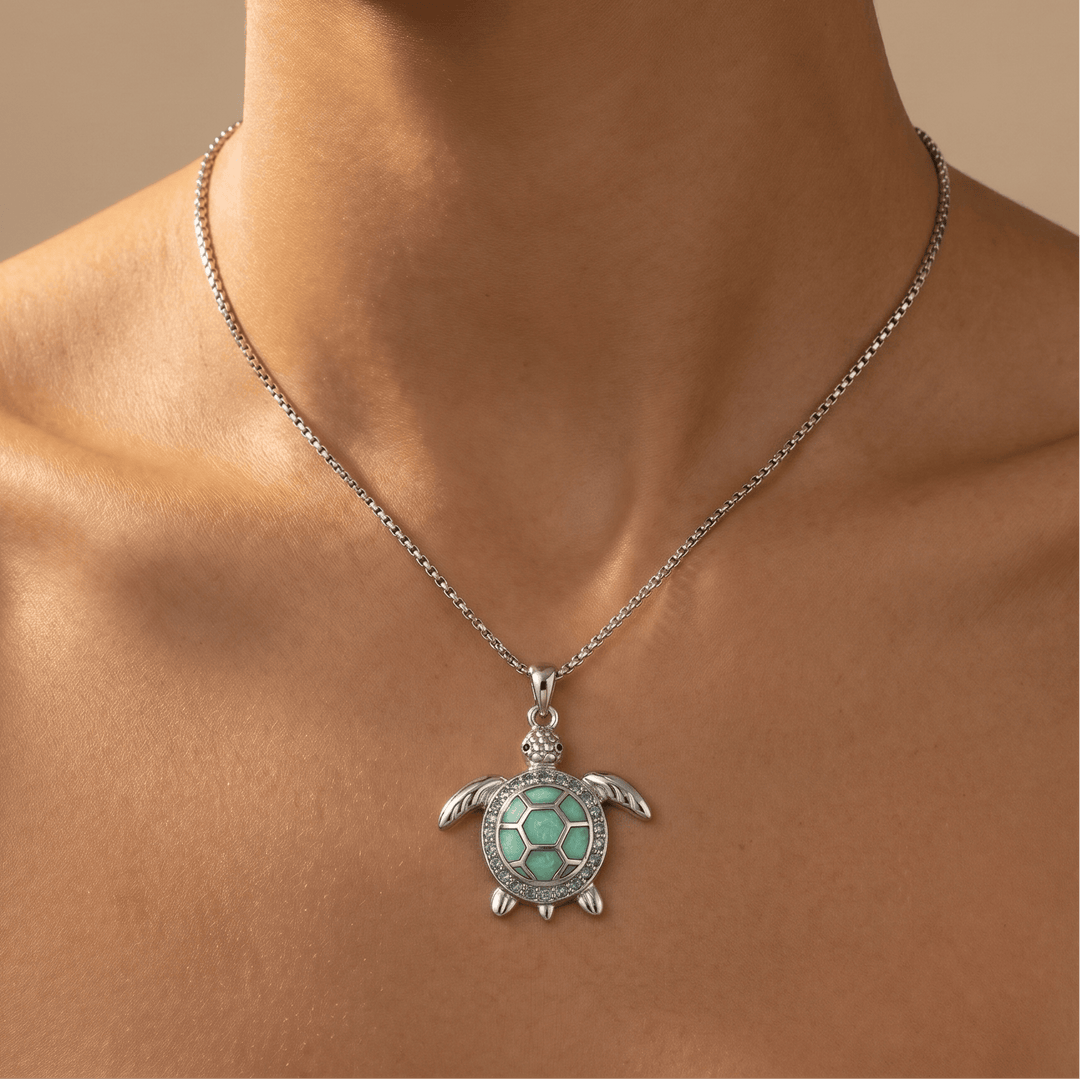 Horizon Turtle Necklace