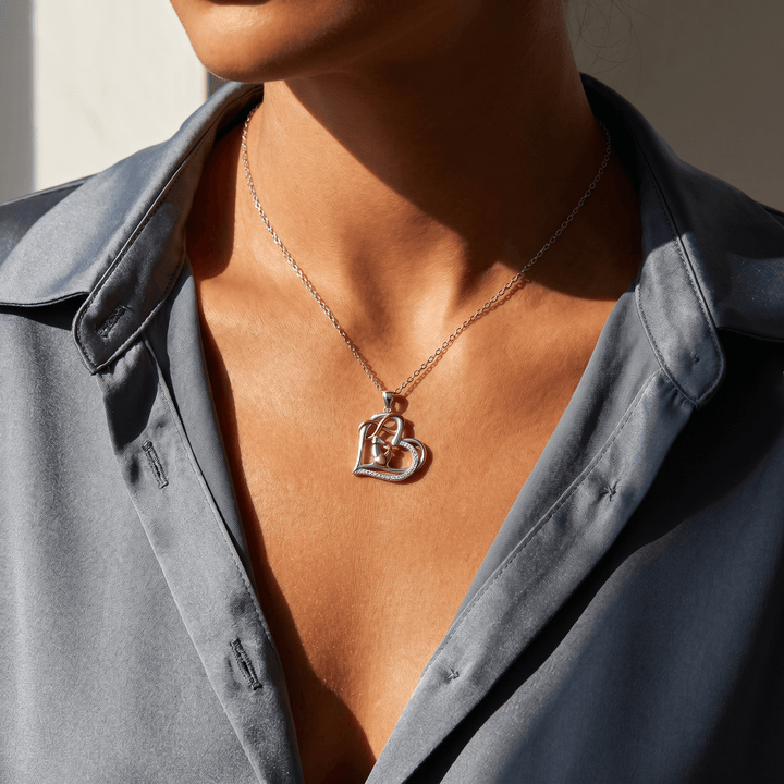 Infinity Paw Heart Necklace