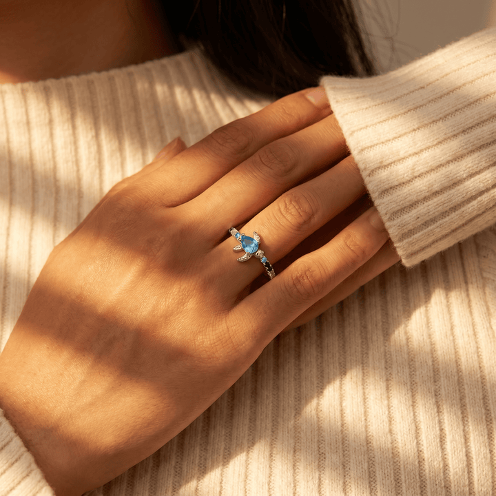 Blue Turtle Ring