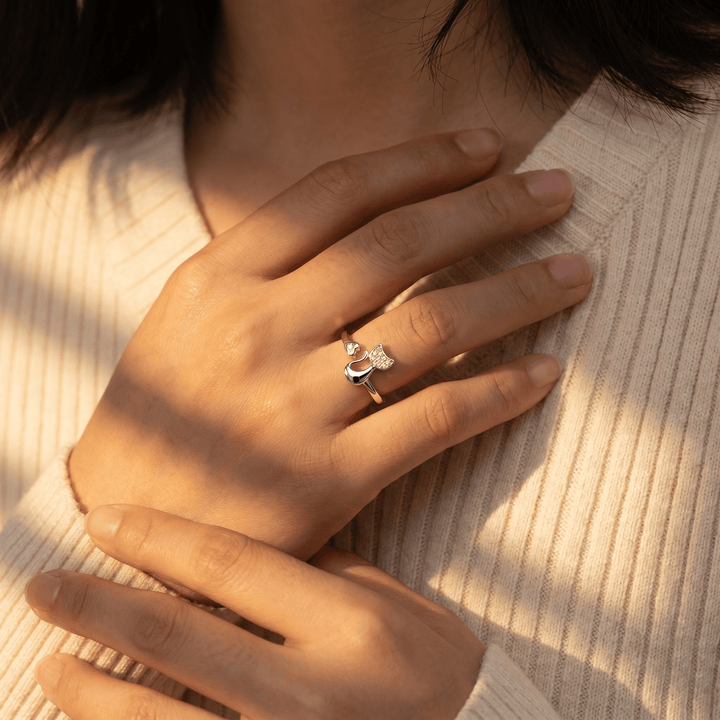 Tail of Love Ring - (ADJUSTABLE)