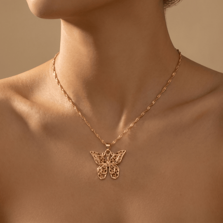 Butterfly Spark Necklace