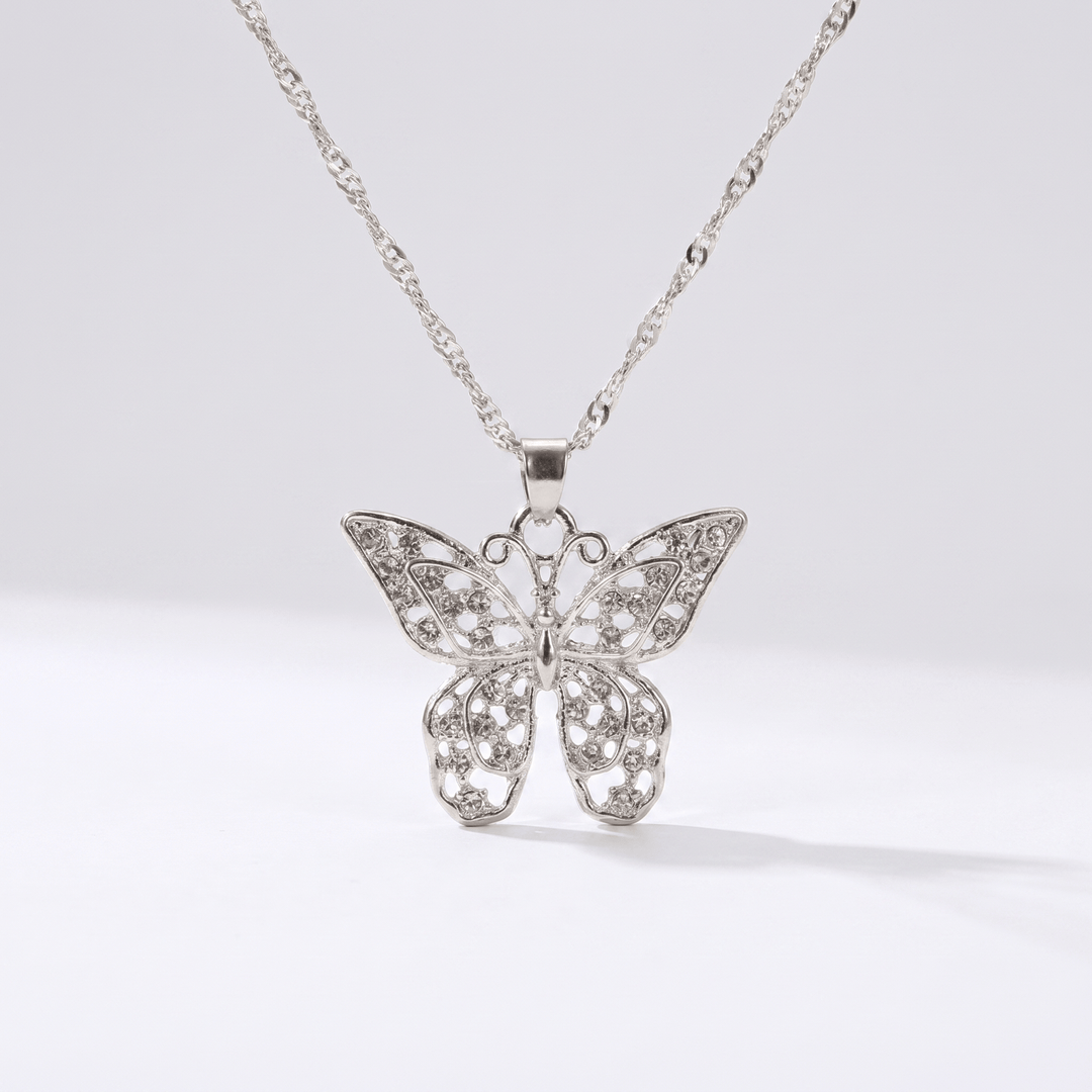 Butterfly Spark Necklace