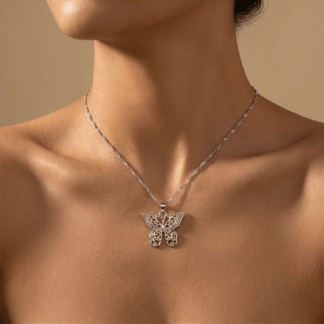 Butterfly Spark Necklace