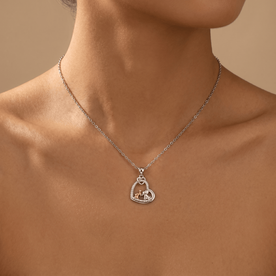 Elephant Heart Necklace