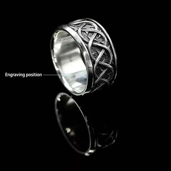 Handcrafted 925 Silver Thorn Crown Ring