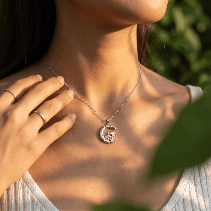 Starlit Elephant Love Pendant