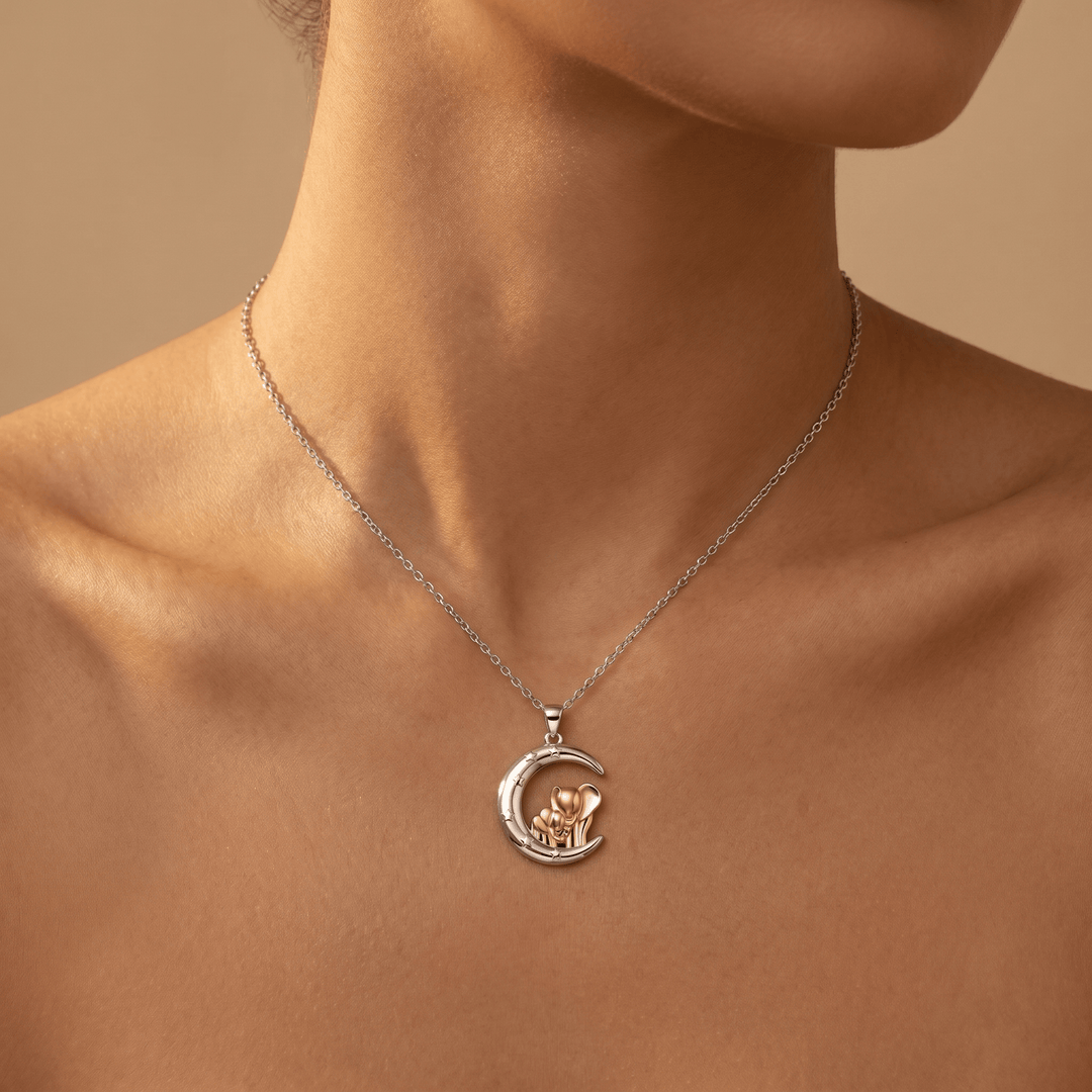 Starlit Elephant Love Pendant